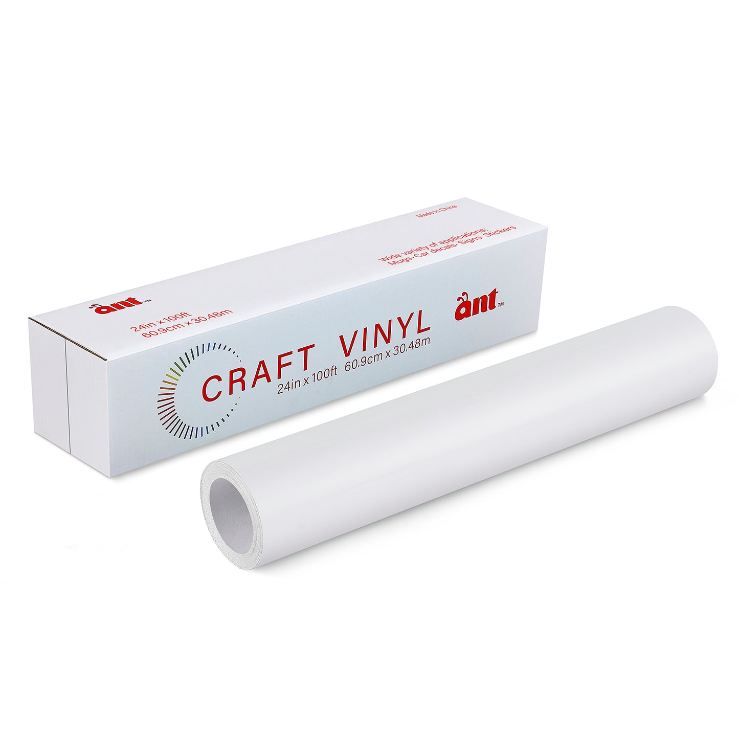 24" Permanet Vinyl -Matte Ivory White