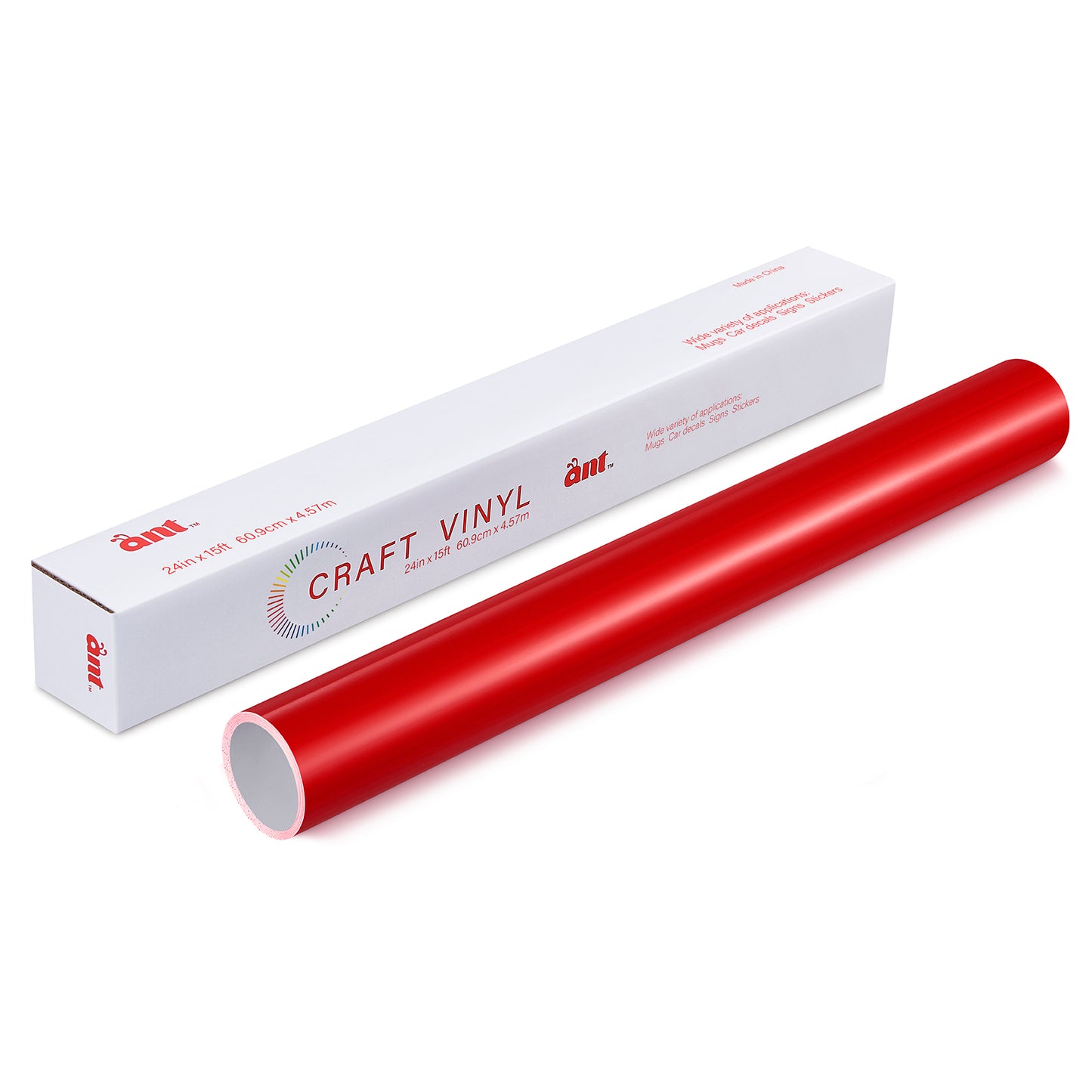 24" Permanet Vinyl -Red