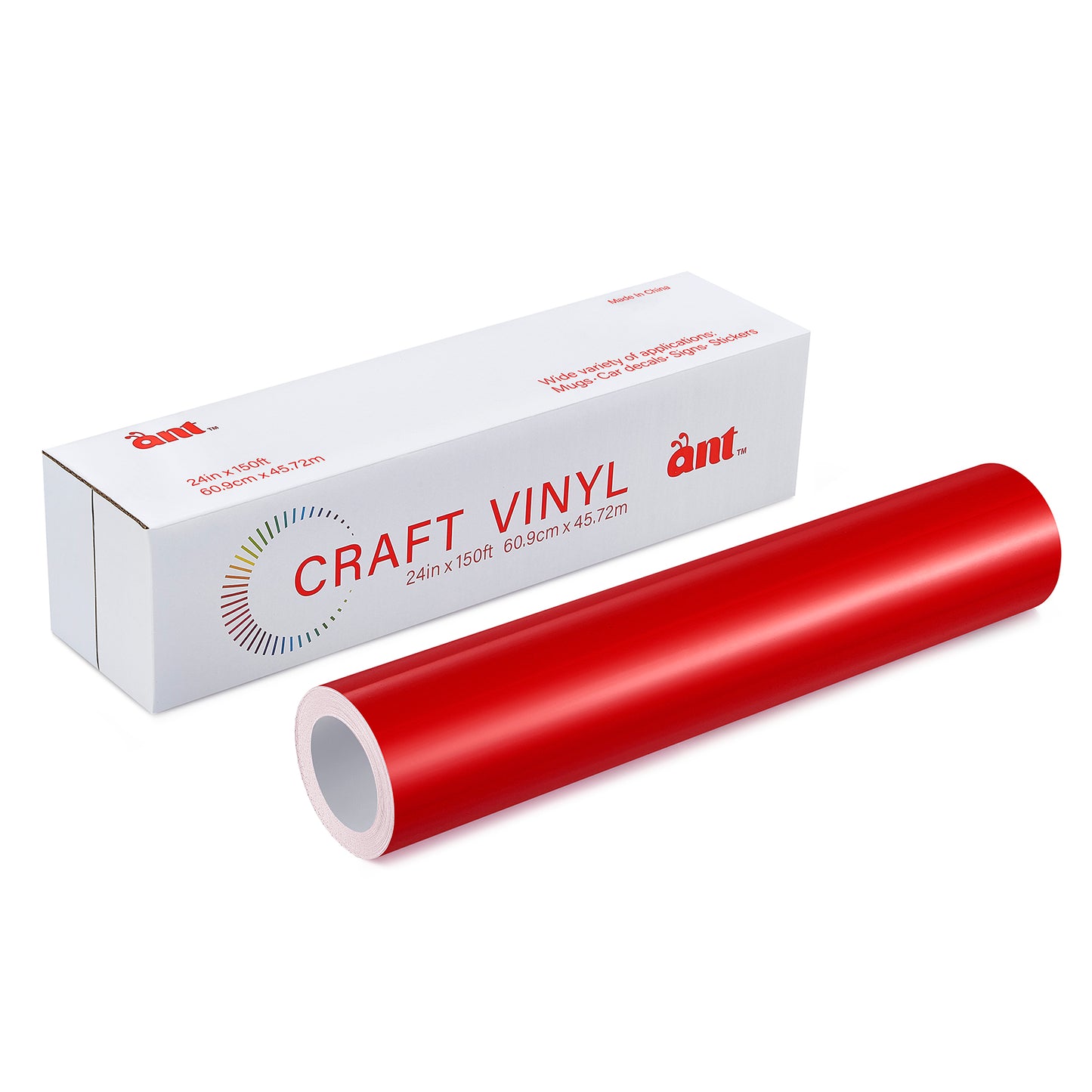 24" Permanet Vinyl -Red
