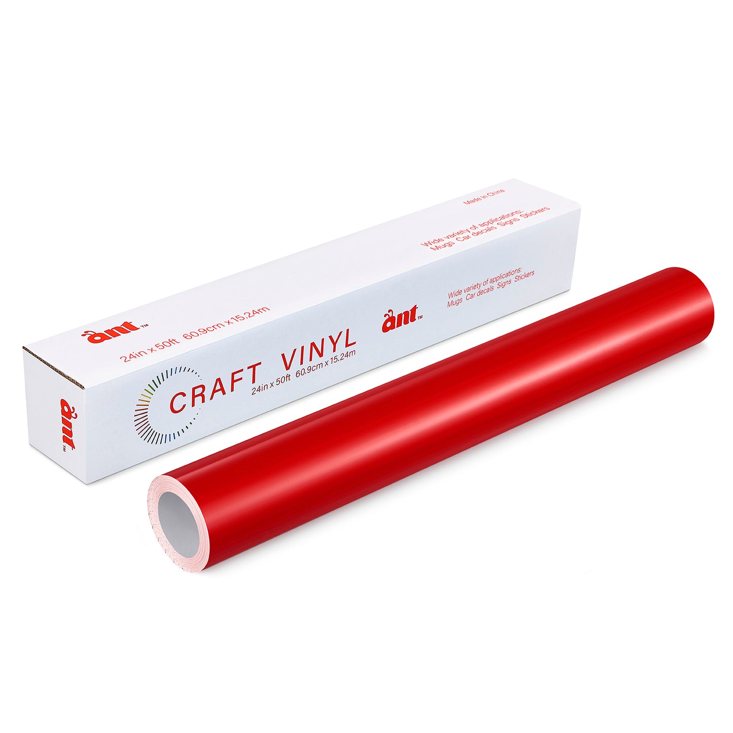 24" Permanet Vinyl -Red
