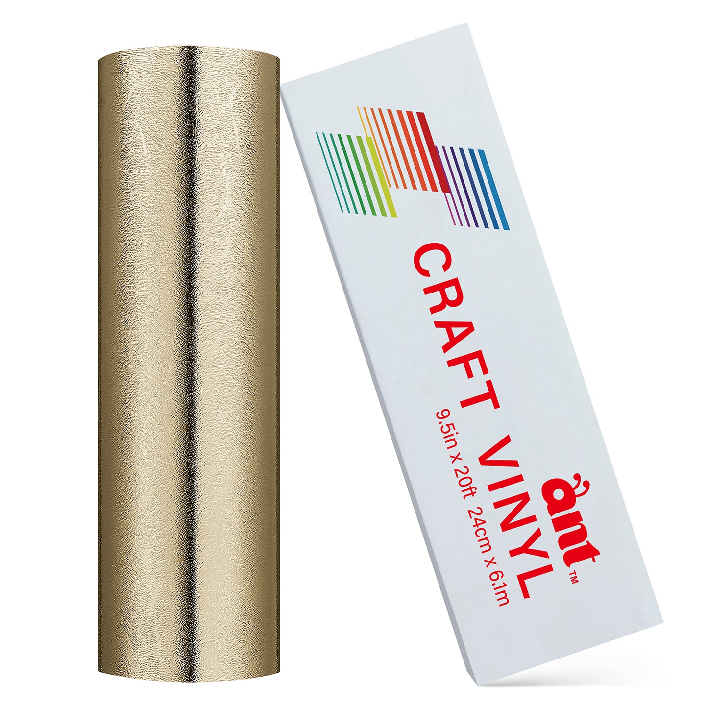 9.5“ Smart Textured Metallic Vinyl - Champagne Gold