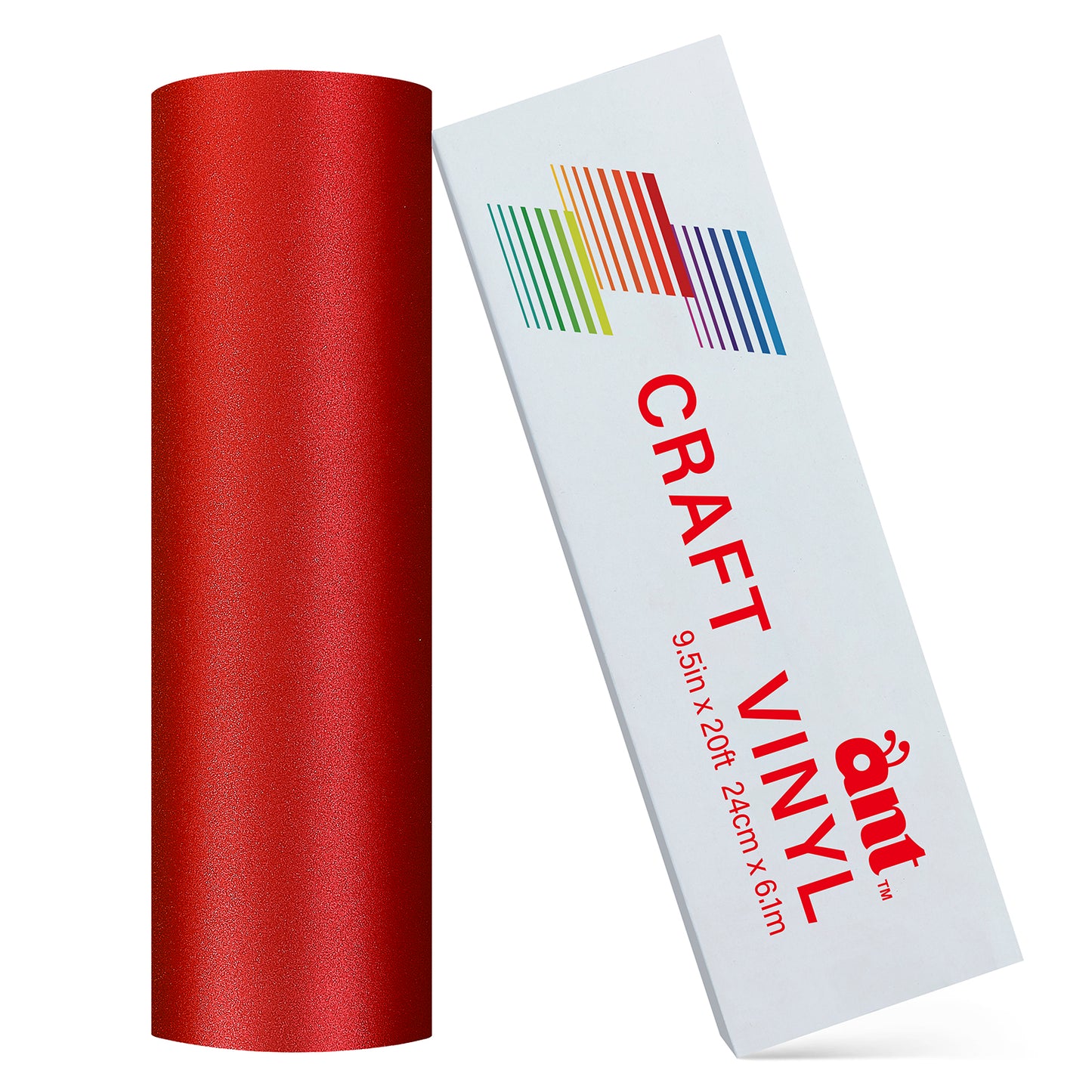 9.5" Smart Shimmer Glitter - Red