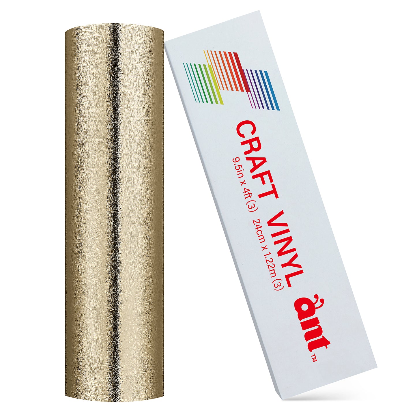 9.5“ Smart Textured Metallic Vinyl - Champagne Gold
