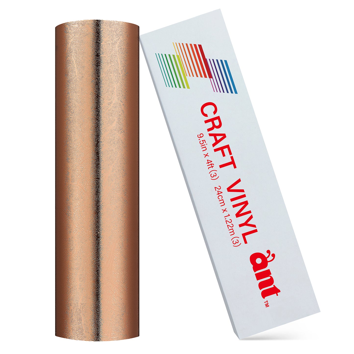 9.5“ Smart Textured Metallic Vinyl - Rose Gold