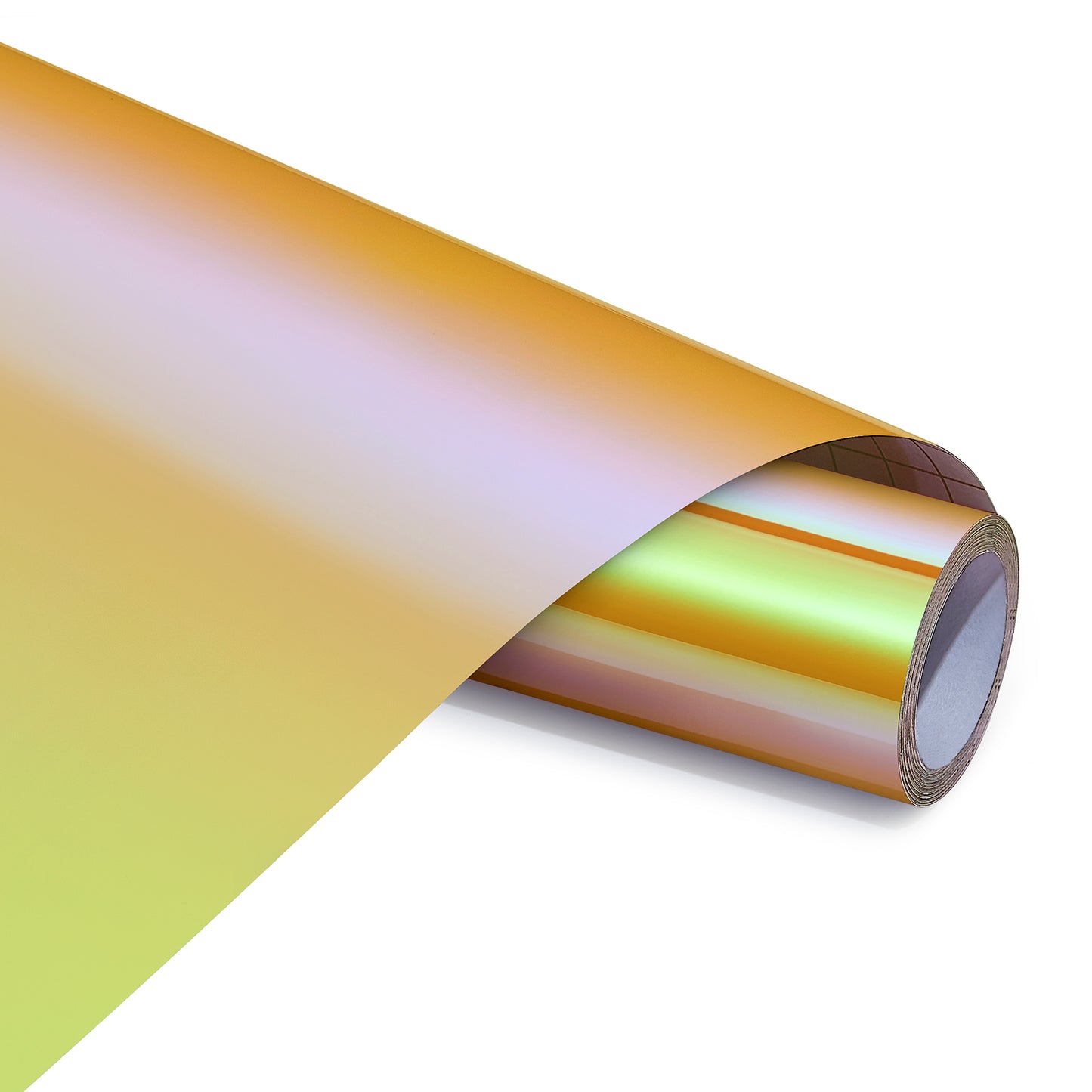 12" Holographic - Apricot with Red Light