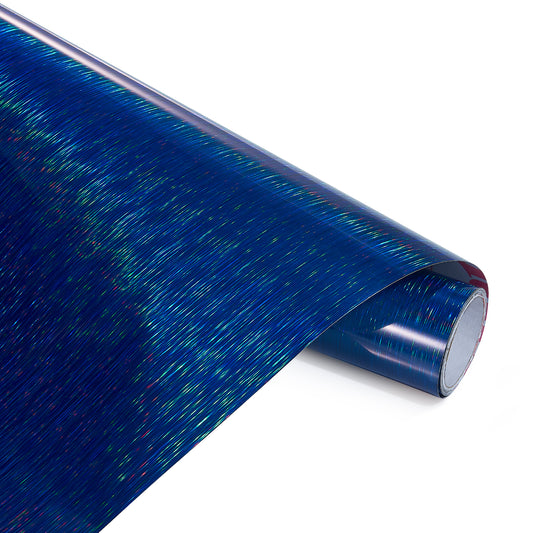 12" Holographic Sparkle - Blue Brushed