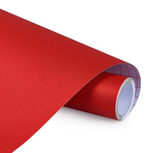 12" Shimmer Glitter - Red