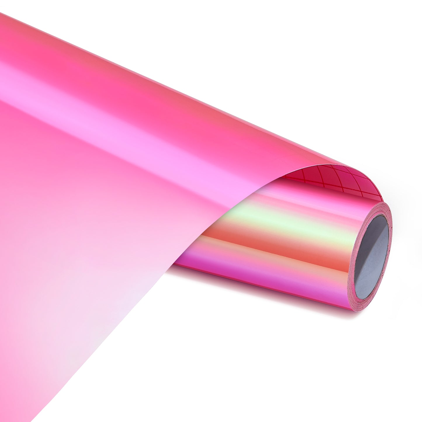 12" Holographic - Pink with Red Light