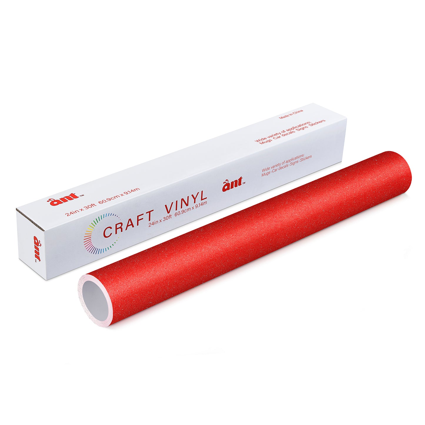 24" Shimmer Glitter - Red