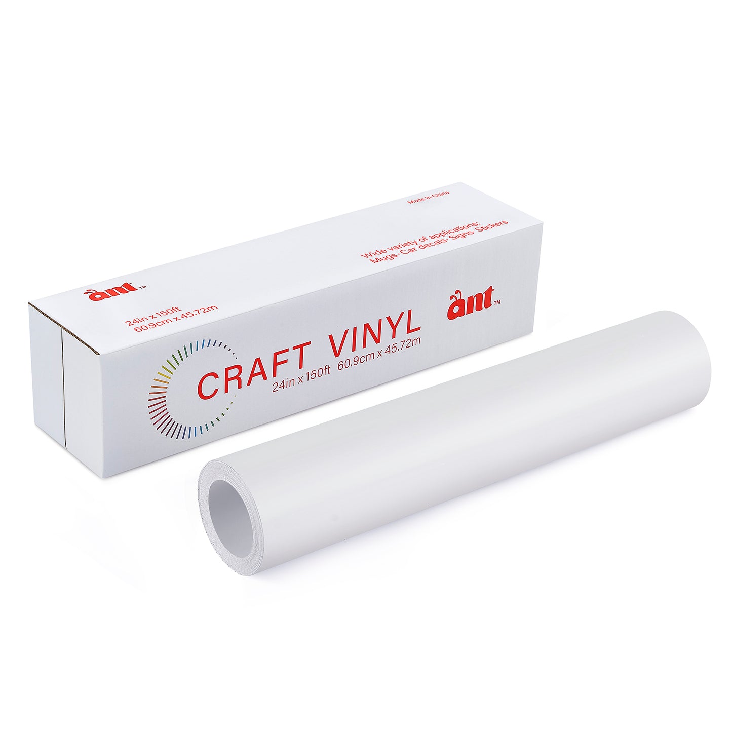 24" Permanet Vinyl -Matte Ivory White