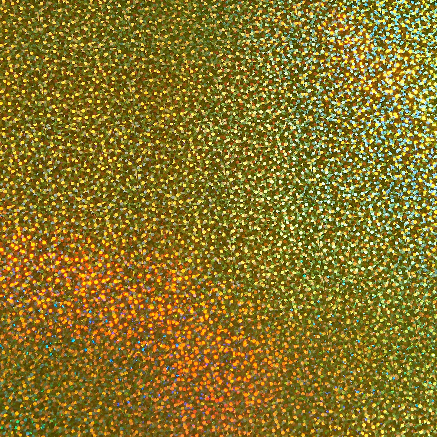 12" Holographic Sparkle - Gold Sparkle