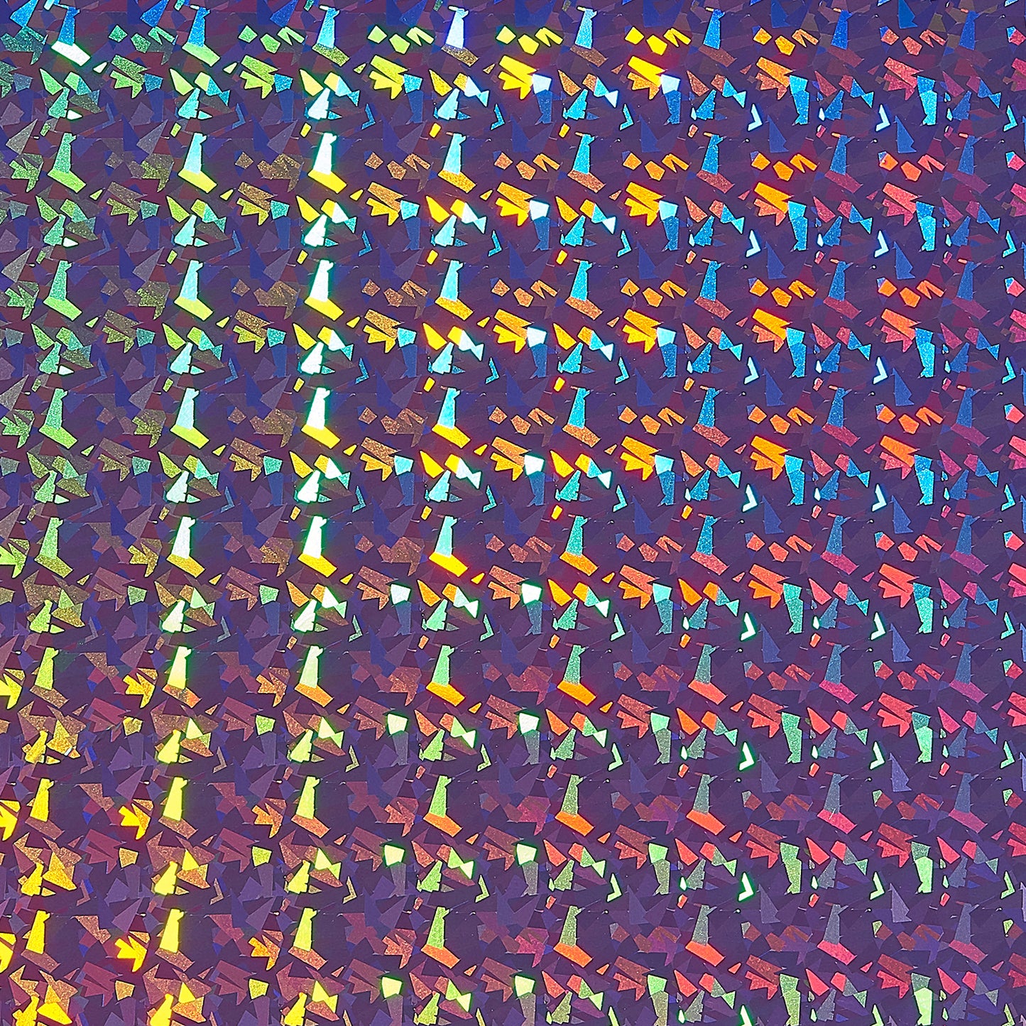 12" Holographic Sparkle - Pink Crystals