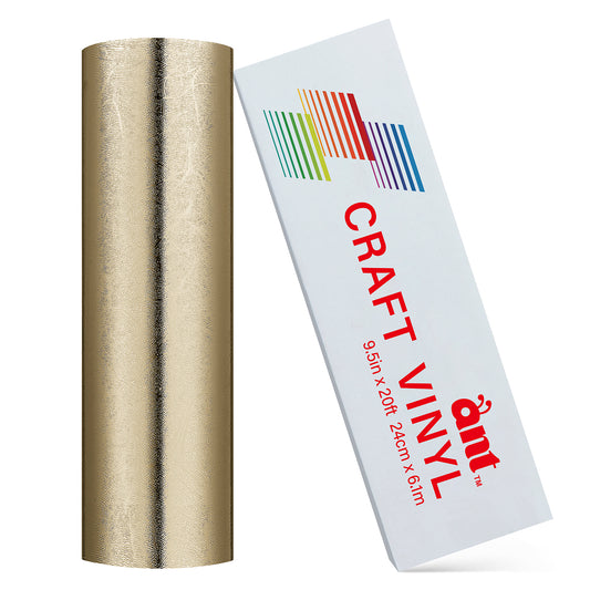 9.5“ Smart Textured Metallic Vinyl - Champagne Gold