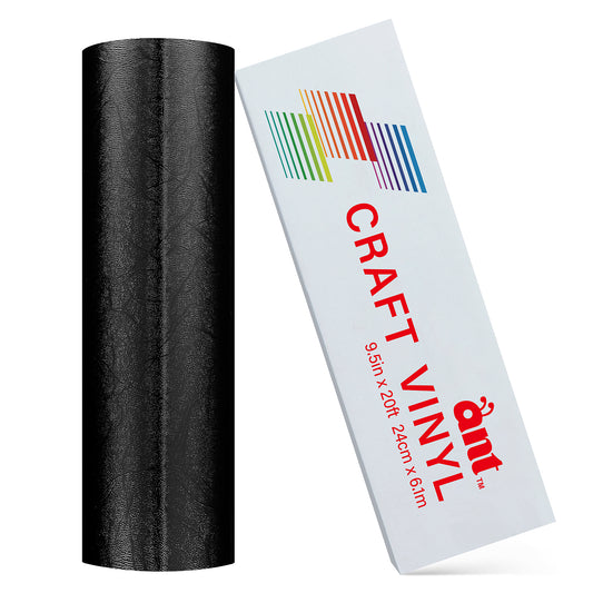 9.5“ Smart Textured Metallic Vinyl - Black Metallic