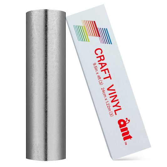 9.5“ Smart Textured Metallic Vinyl - Silver